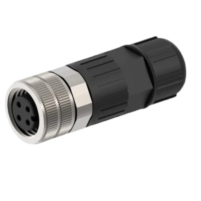 M12 A TYPE 4-PIN Female connector PR40119K — Photo 1